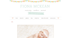 Desktop Screenshot of fionamckean.com